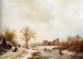 Winter landschape Dutch Barend Cornelis Koekkoek